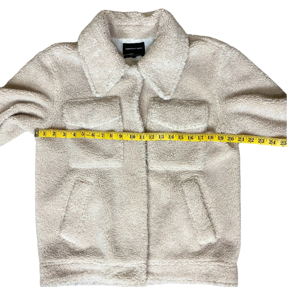 Something Navy Teddy Jacket - Picture 7 of 10